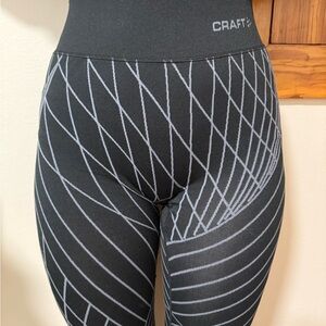 Craft Black and Gray Patterned Leggings